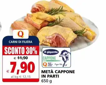 Il Gigante Metà cappone in parti offerta