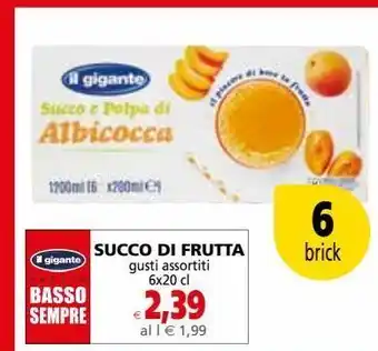 Il Gigante Succo di frutta offerta