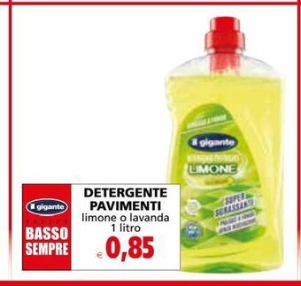 Il Gigante Detergente pavimenti offerta