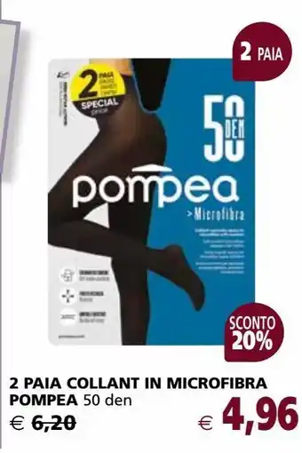 Il Gigante 2 collant in microfibra pompea offerta