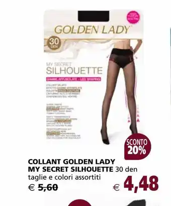 Il Gigante Collant golden lady my secret silhouette offerta