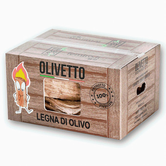 Leroy Merlin Legna da ardere di ulivo olivo per camino in scatole da 10kg , ideali per barbecue, forni e stufe a legna (10kg) offerta
