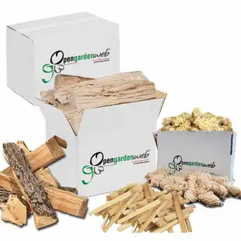 Leroy Merlin Legna da ardere di ulivo in scatola + accendifuoco - 50 kg - 150 dm3 offerta