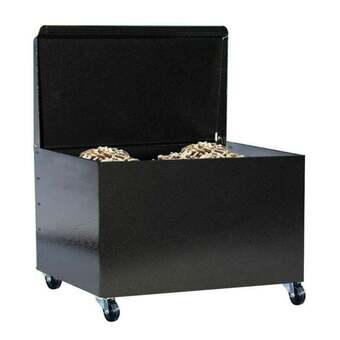 Leroy Merlin Portapellet acciaio 609 chiuso con ruote 50x43x57h offerta