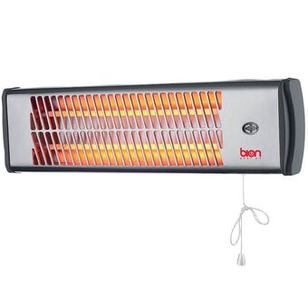 Bricofer Bion stufa elettrica riscaldatore al quarzo da parete areyo, 1200 w offerta