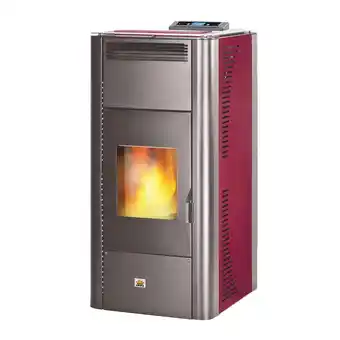 Leroy Merlin Stufa pellet idro amg 24-bkr 21.96 kw bordeaux offerta