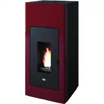Stufa a pellet hydro punto fuoco ilaria 17,5 kw tortora
