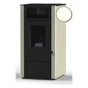 Leroy Merlin Stufa pellet punto fuoco dora bianco offerta