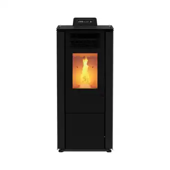 Leroy Merlin Stufa a pellet basic steel 12 - (10 kw) nera offerta