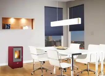 Stufa pellet kw 5,8 king 60 bordeaux