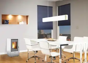 Leroy Merlin Stufa pellet kw 5,8 king 60 bianca offerta