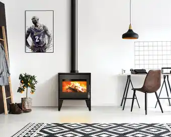 Leroy Merlin Stufa a legna kalidos tirreno 12 kw antracite offerta