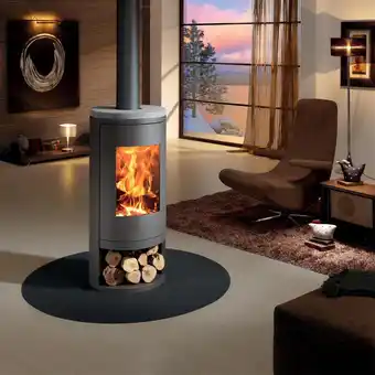 Stufa a legna panadero 6.3 kw nero