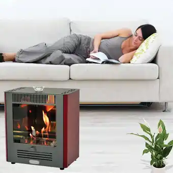Leroy Merlin Stufa bio-alcol ruby mini bordeaux offerta