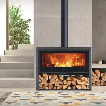 Leroy Merlin Stufa a legna panadero allegro ecodesign 9 kw nero offerta