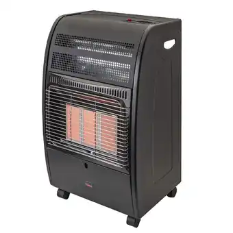 Stufa infrarossi a gas con 3 regolazioni e non necessita di tubo per scarico fumi 4,2 kw - bimar