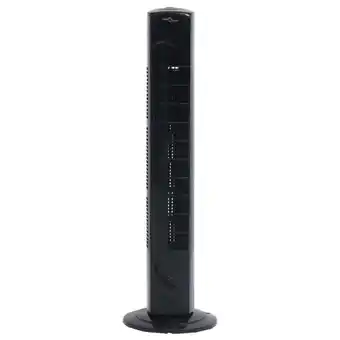 Leroy Merlin Vidaxl ventilatore a torre φ24x80 cm nero offerta