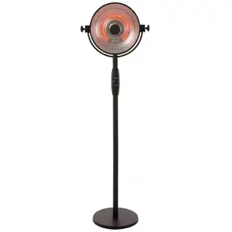 Sunred radiatore a piedistallo retro sphere 2100 w nero rss16