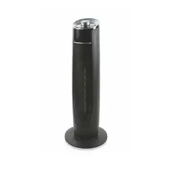Leroy Merlin De longhi termoventilatore a torre ceramico stufa elettrica colore nero piccoli ambienti offerta