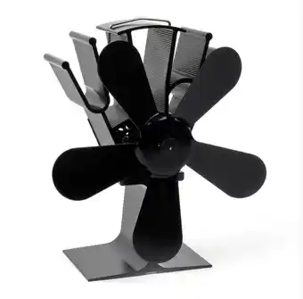 Ventilatore stufa a legna 5 eliche 70-350 °c autoalimentato