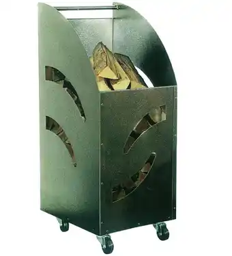 Leroy Merlin Portalegna in acciaio con ruote smontabili - cm.32x42x80h. (601) offerta
