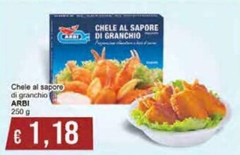 Arbi Chele al sapore di granchio 250 g