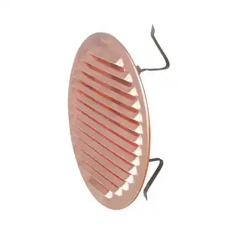 Griglia di aerazione in rame forma tondo ø 17.5 cm