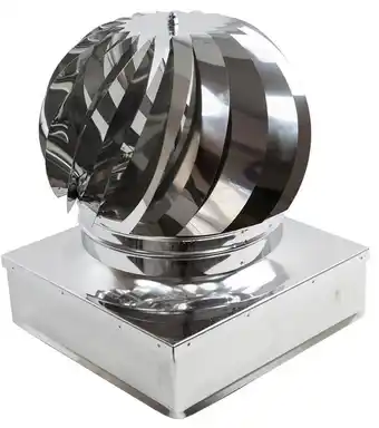 Leroy Merlin Fumaiolo turbo inox aisi 304 cm.37x37 offerta