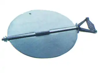 Valvola zincata di regolazione scarico ala smalto classic - ø mm.130