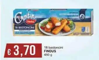 Italy Cash Findus 18 bastoncini 450 g offerta