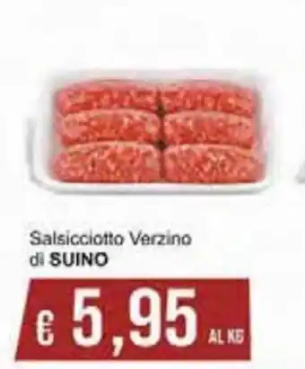 Salsicciotto Verzino di Suino