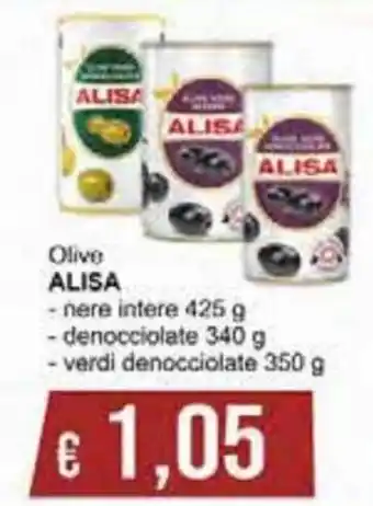 Alisa Olive nere intere 425 g