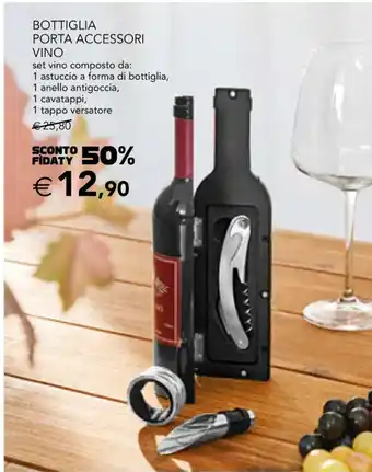 Esselunga Bottiglia Porta Accessori Vino offerta