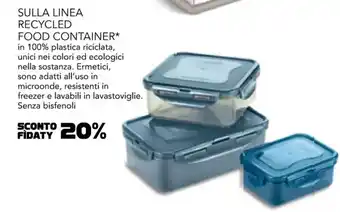 Esselunga Sulla Linea Recycled Food Container offerta