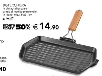 Esselunga Bistecchiera 34x21 cm offerta