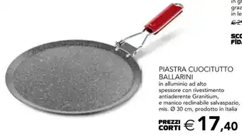 Piastra Cuocitutto Ballarini Ø 30 cm