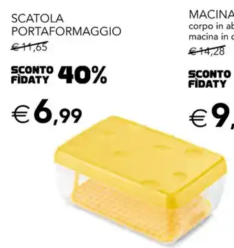 Esselunga Scatola Porta Formaggio offerta