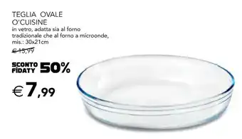 Teglia Ovale O'Cuisine