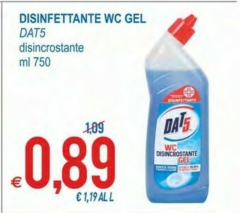 MD Discount Dat5 Disinfettante Wc Gel offerta