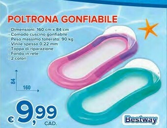 MD Discount Bestway Polptrona Gonfiabile offerta