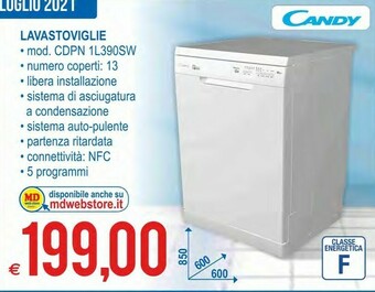 MD Discount Candy Lavastoviglie offerta