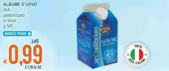 MD Discount Aia Albume D'Uovo Pastorizzato Aequilibrium 500 G(ml) offerta