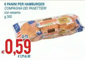 MD Discount Compagnia Dei Panettieri Panini Per Hamburger offerta