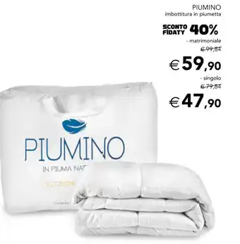 Esselunga Piumino Imbottitura In Piumetta offerta