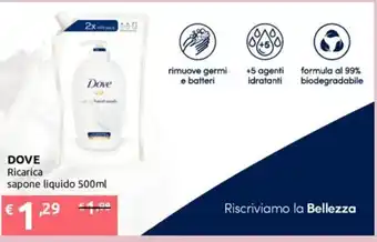 Dove Ricarica Sapone Liquido 500 ml