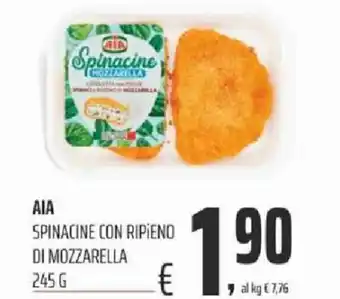 Alter Discount Aia Spinacine Con Ripieno Di Mozzarella 245g offerta