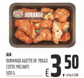 Alter Discount Aia Durango Alette Di Pollo Cotte Piccanti 500 G offerta