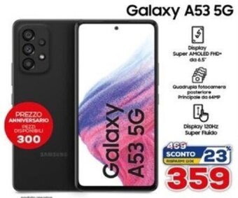 Euronics Samsung Galaxy A53 5G offerta