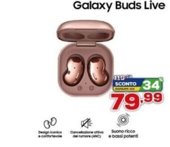 Euronics Samsung Galaxy Buds Live offerta