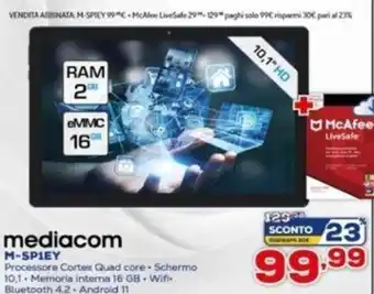 Euronics Mediacom M-SP1EY offerta